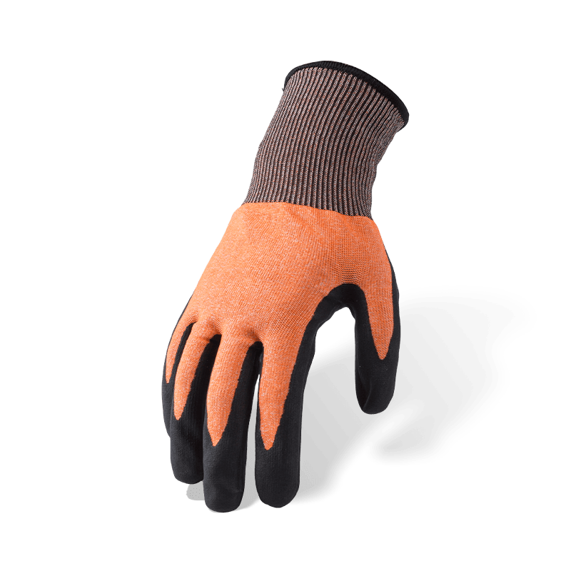 Gants ANSI A4 résistants aux coupures de calibre 21 avec paume en nitrile noir Sandy — dextérité ultra-fine Gants ANSI A4 résistants aux coupures de calibre 21 avec paume en nitrile noir Sandy — dextérité ultra-fine