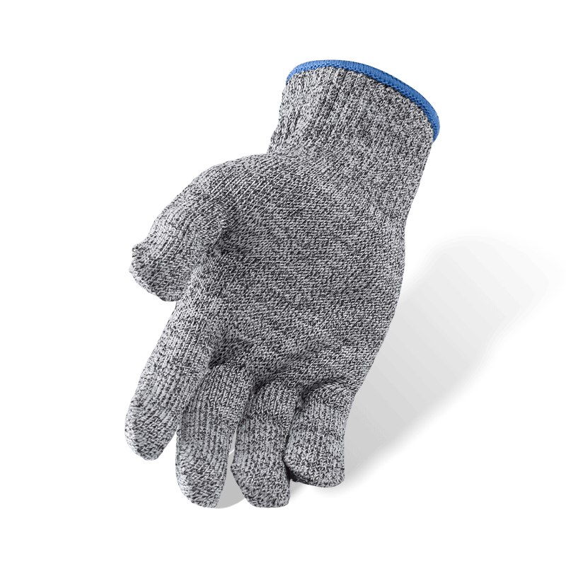 Gants en tricot résistant aux coupures ANSI A5 HPPE calibre 10 — doublure non enduite pour une respirabilité maximale